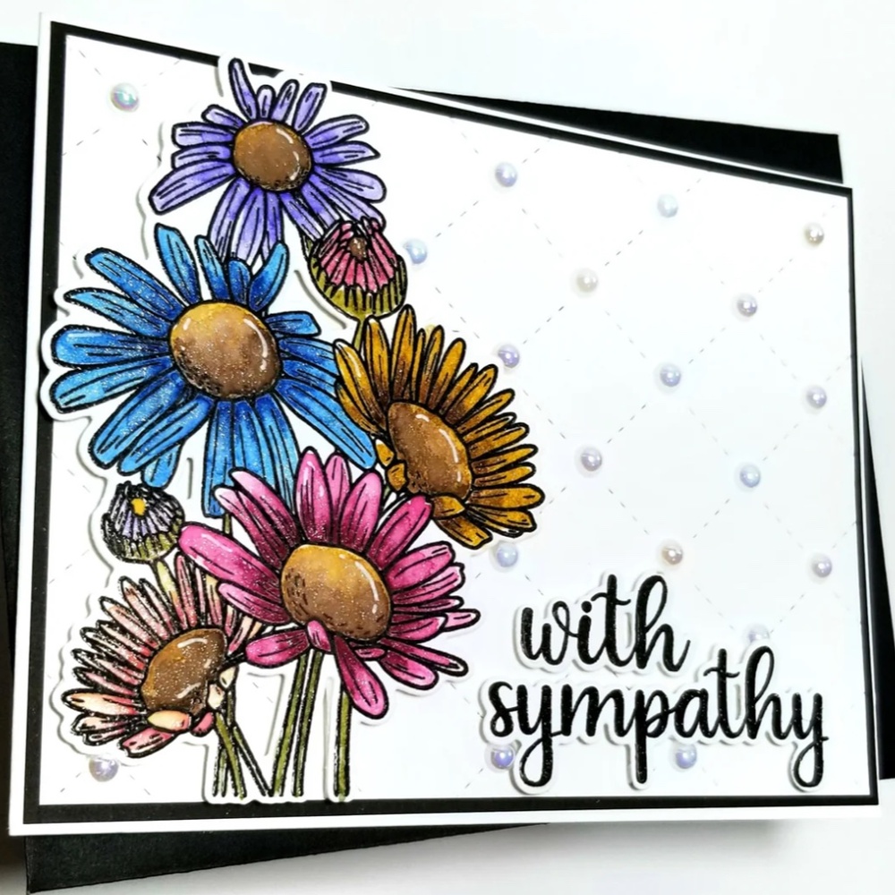 NWOT Trinity Stamps -With Sympathy Coordinating Die Set